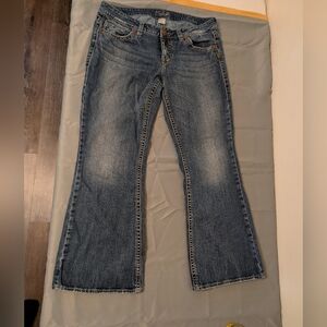 Silver Jeans Women's Flare Blue Denim